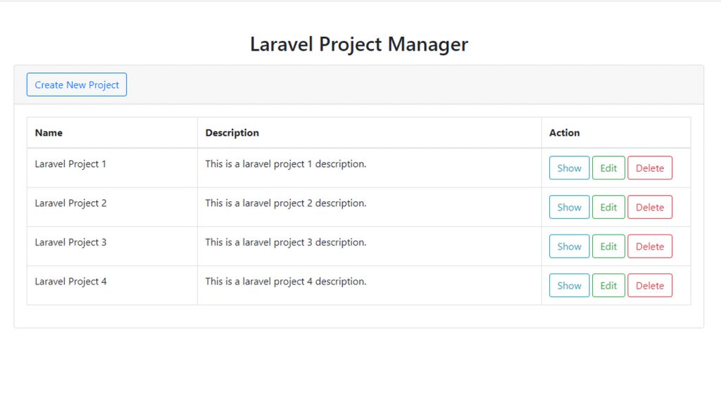 Laravel 12 AJAX CRUD App Easy Step-By-Step Tutorial 4 laravel-ajax-crud-index-page-image