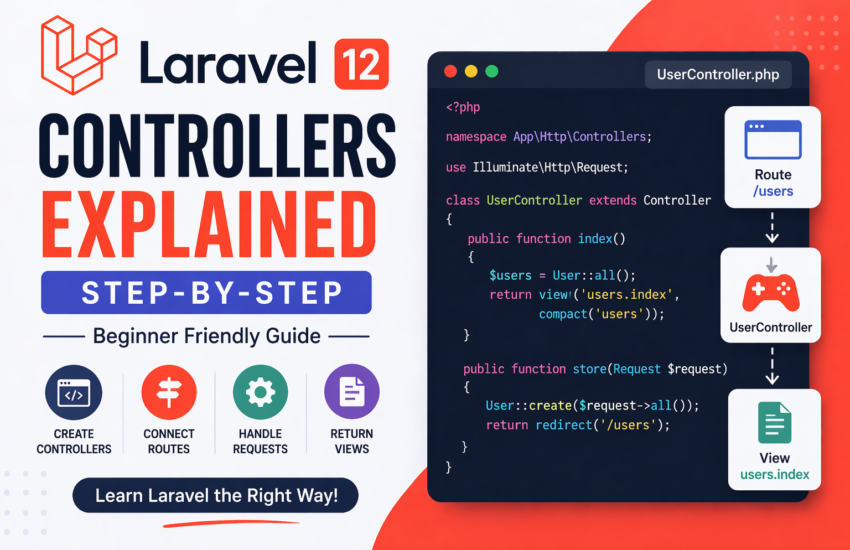 Laravel Controllers Explained Step by Step Beginner Friendly Binarybox Tutorials