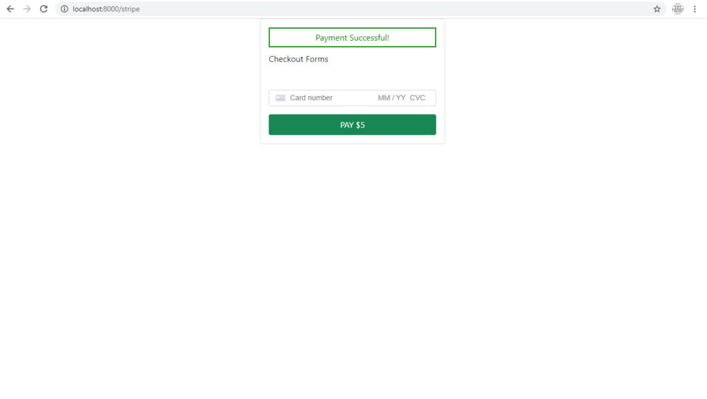laravel 8 stripe after payment Binaryboxtuts