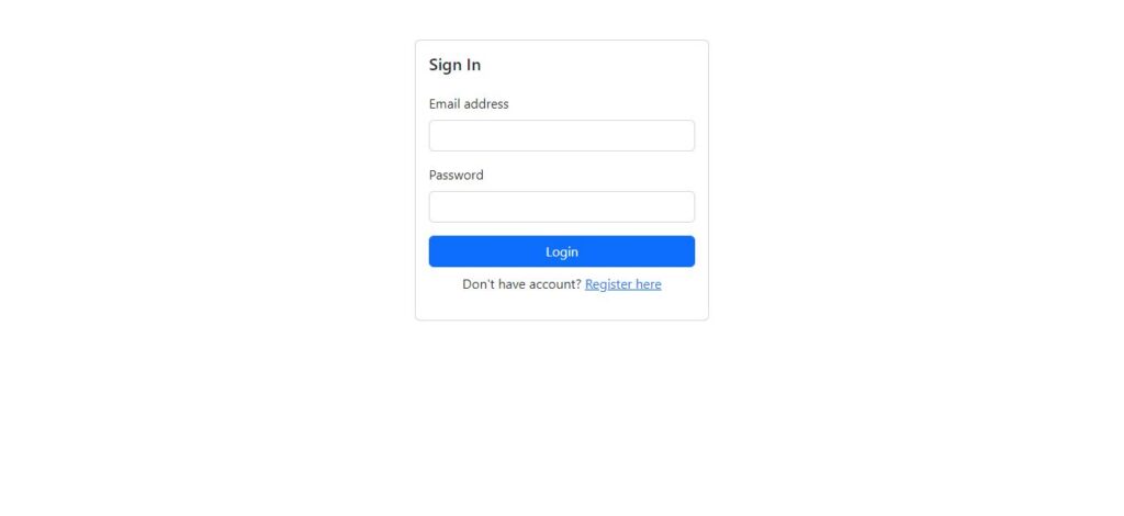 How To Develop Login And Registration in ReactJS App using API