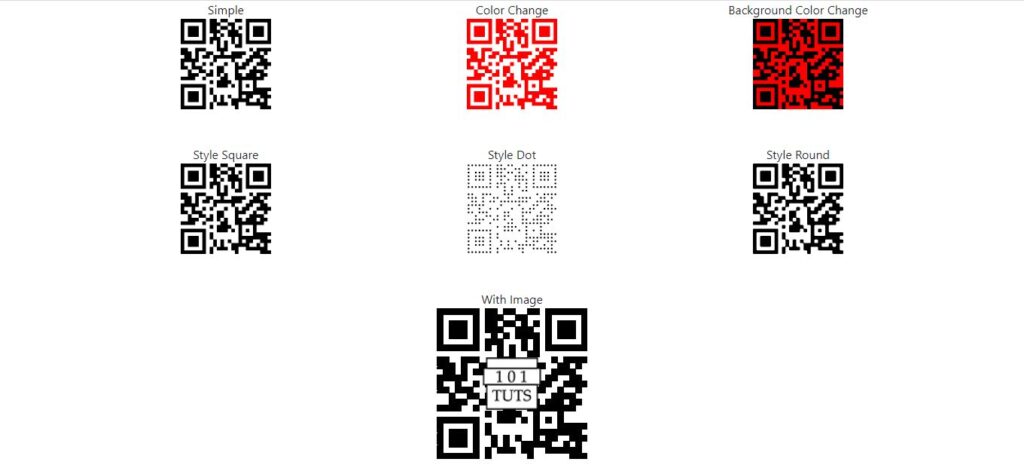 Laravel 12 QR Code Generator Tutorial 4 qr-code-samples