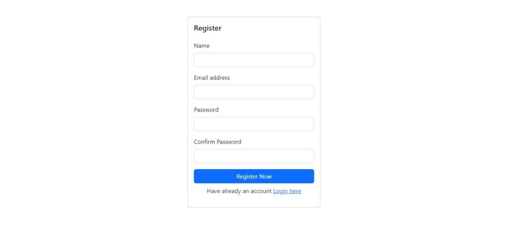 How To Develop Login And Registration in Vue.js App using API 6 How To Develop Login And Registration in ReactJS App using API