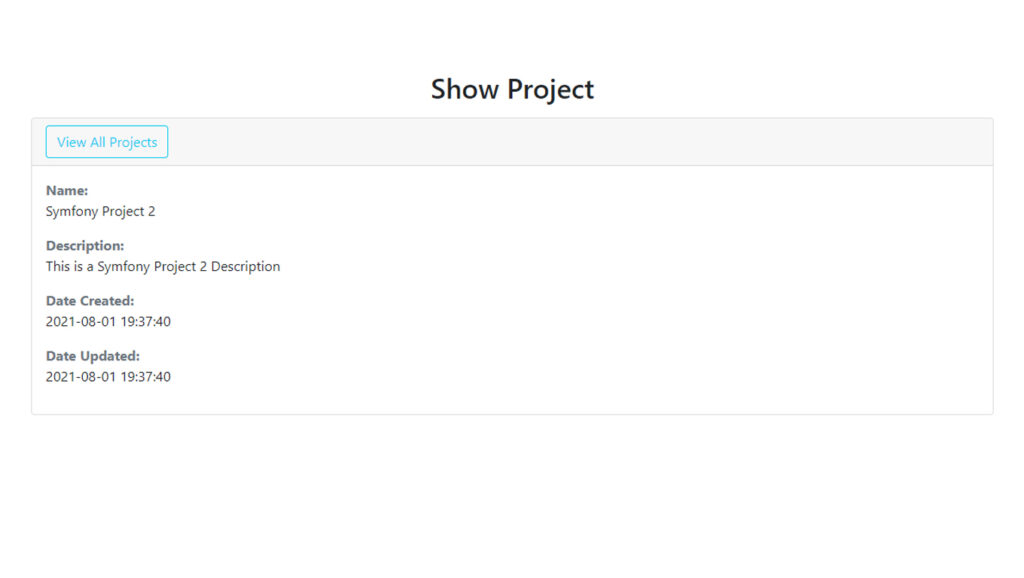 Symfony 5 CRUD App Easy Tutorial 5 symfony 5 crud show image Binaryboxtuts